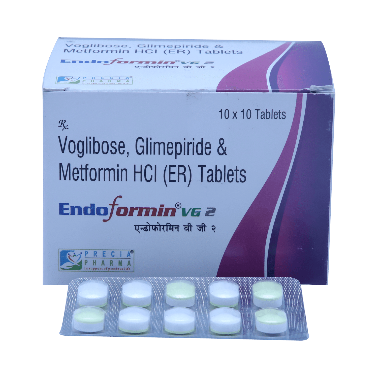 Endoformin VG  2mg/500mg/0.2mg Tablet ER - Image 1