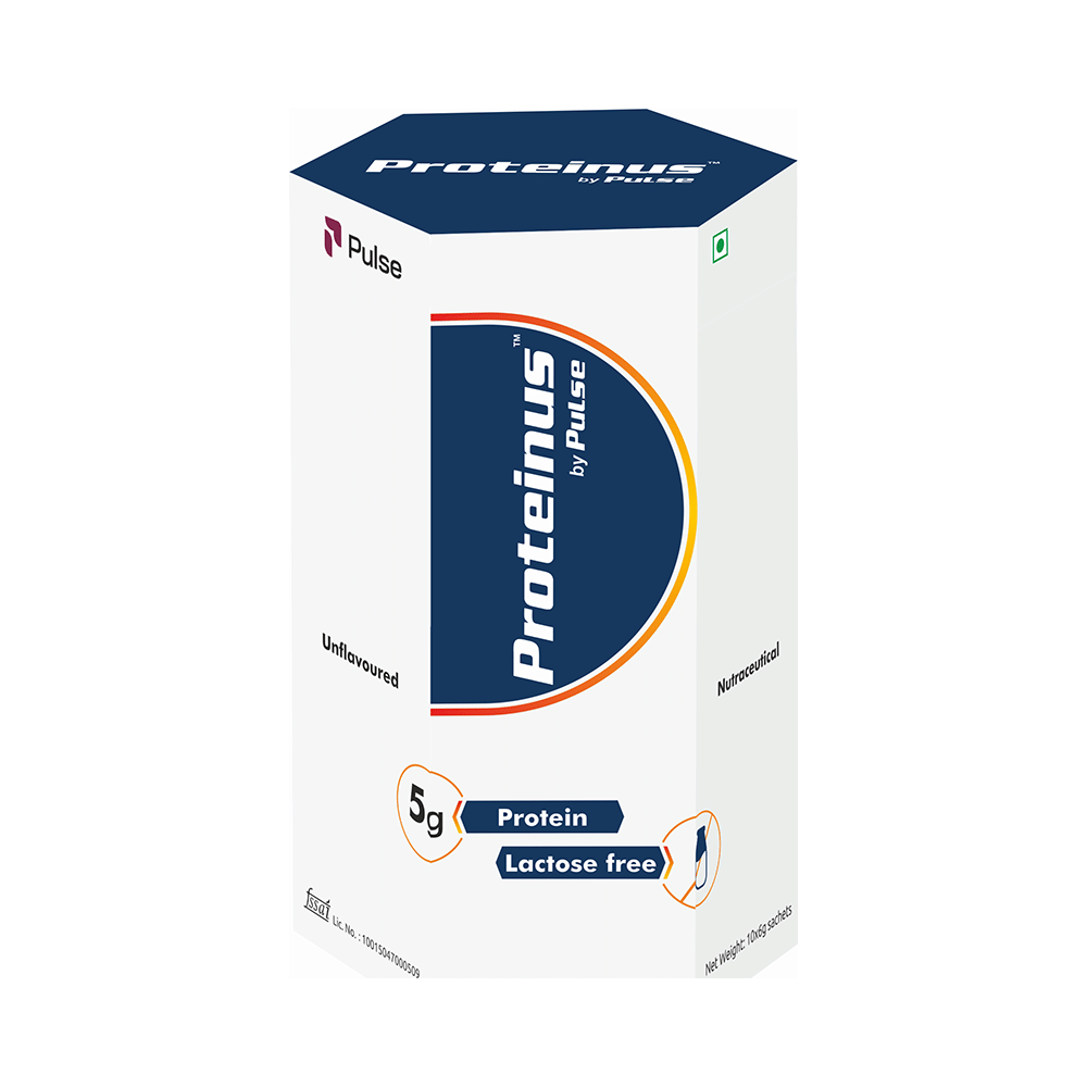 Pulse Proteinus Whey Protein Isolate | Sachet for Muscle Support | Unflavoured - Image 1