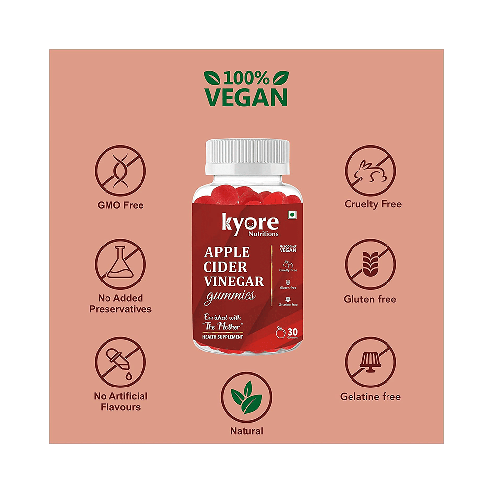 Kyore Nutritions Apple Cider Vinegar Gummies (30 Each) - Image 4