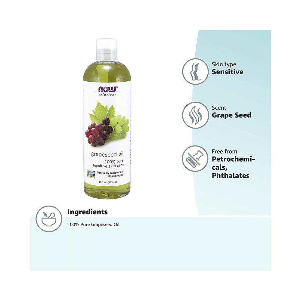 Now Solutions Grapeseed Oil - Image 2