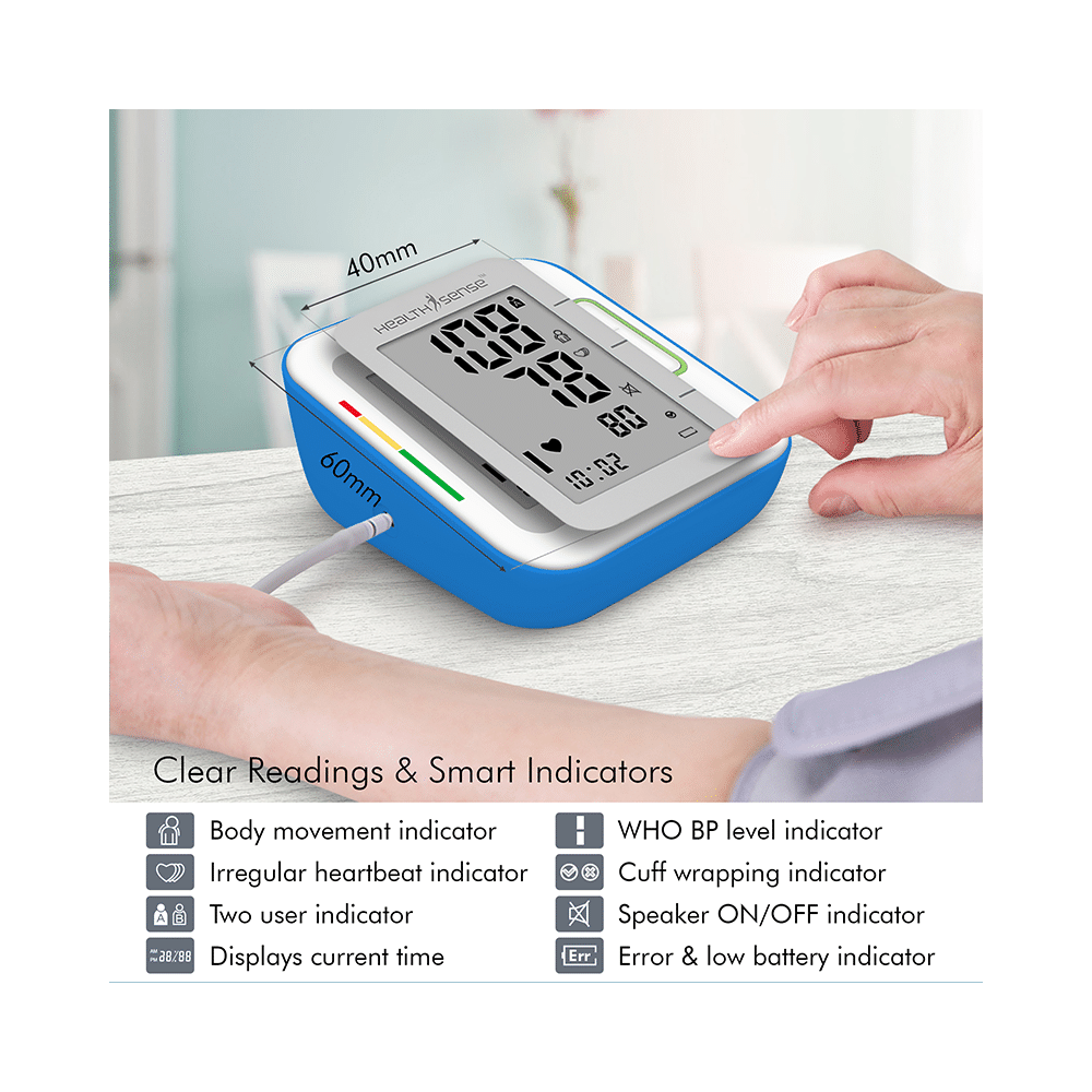 HealthSense BP100 Heart-Mate Digital BP Monitor - Image 5