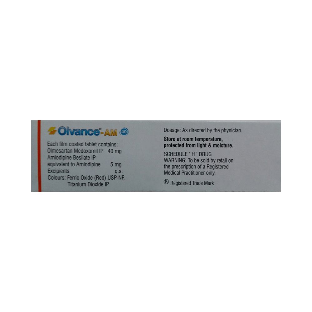 Olvance-AM 40 Tablet - Image 2