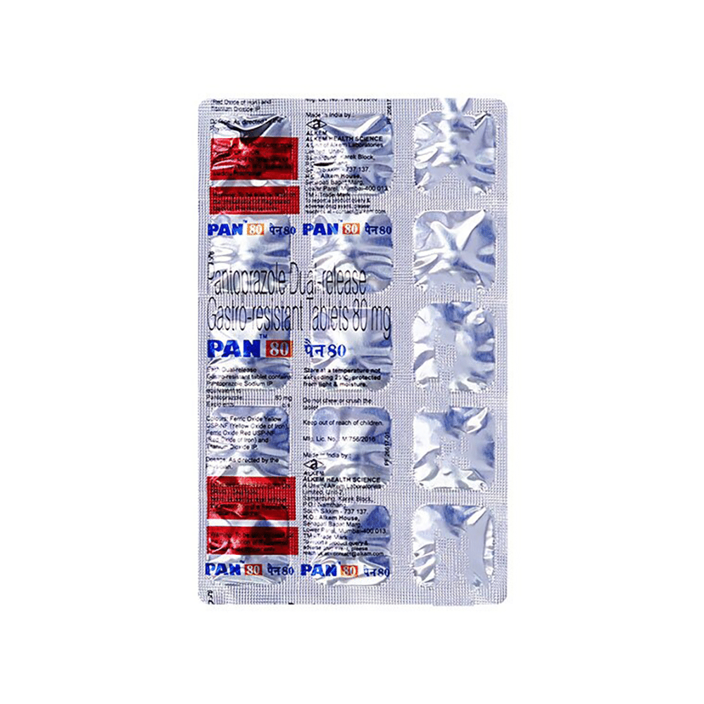 PAN 80mg Tablet - Image 3