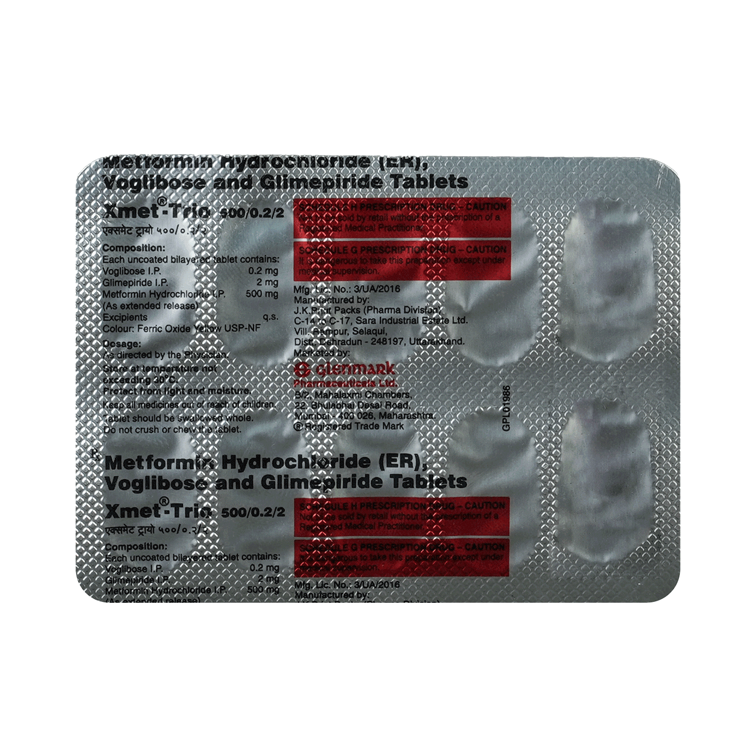 Xmet-Trio 500/0.2/2 Tablet ER - Image 6