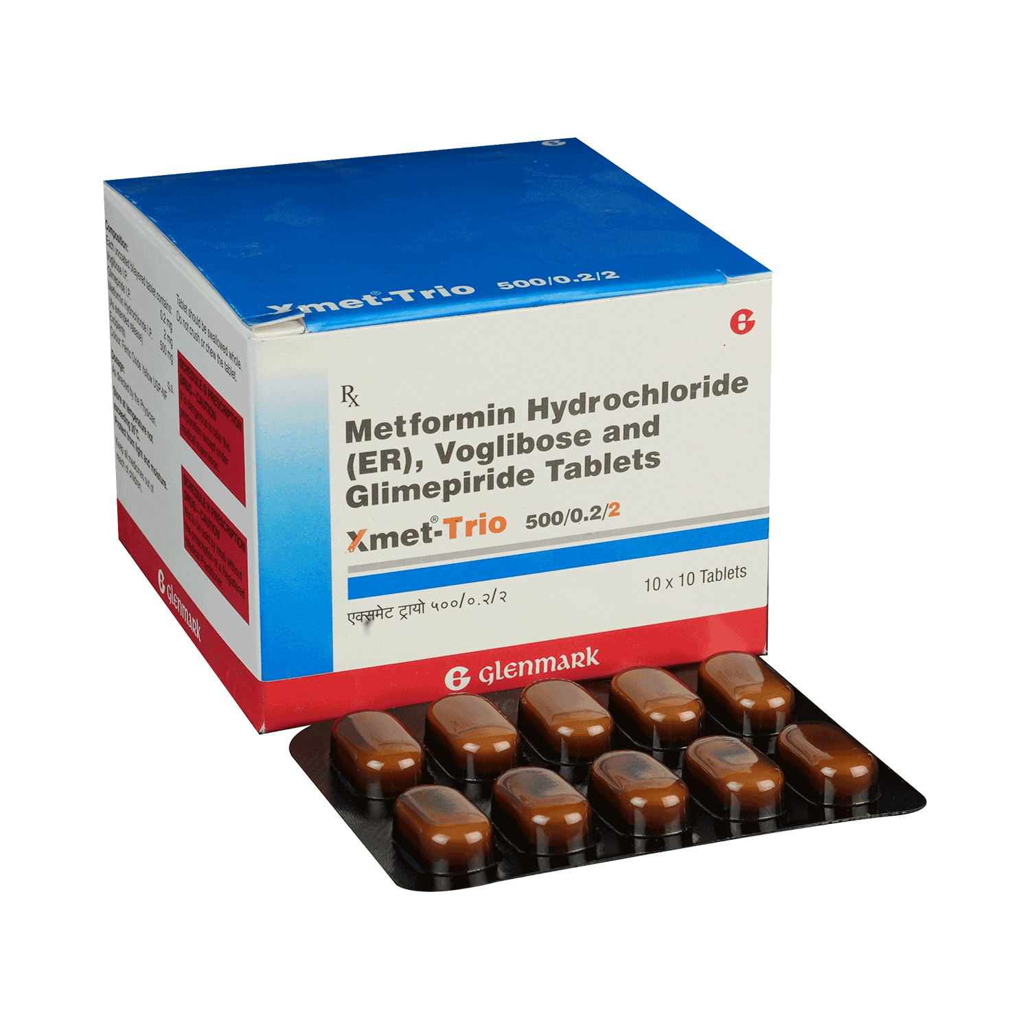 Xmet-Trio 500/0.2/2 Tablet ER