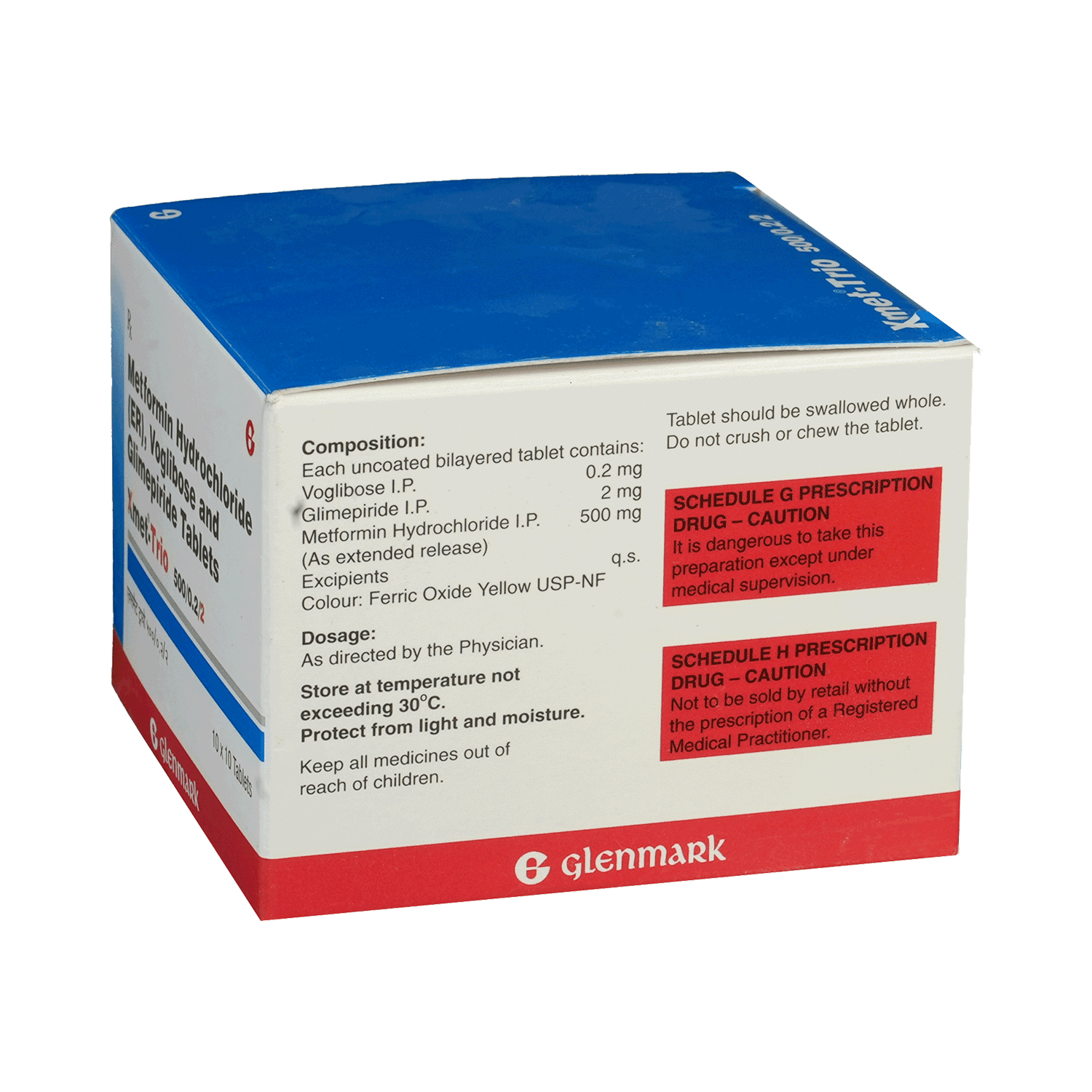 Xmet-Trio 500/0.2/2 Tablet ER - Image 3