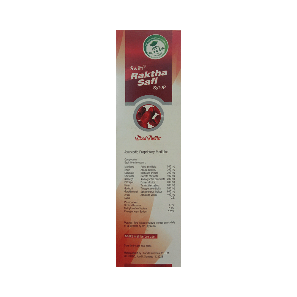 Ind-Swift Raktha Safi Syrup - Image 2