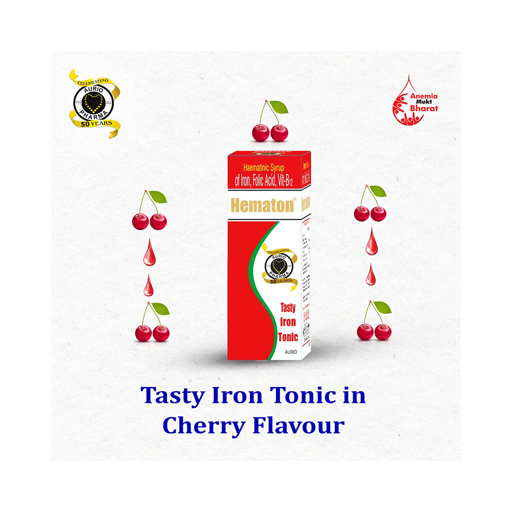 Aurio Pharma Hematon Haematinic Syrup - Image 5