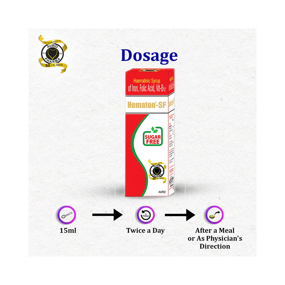 Aurio Pharma Hematon Haematinic Syrup - Image 14