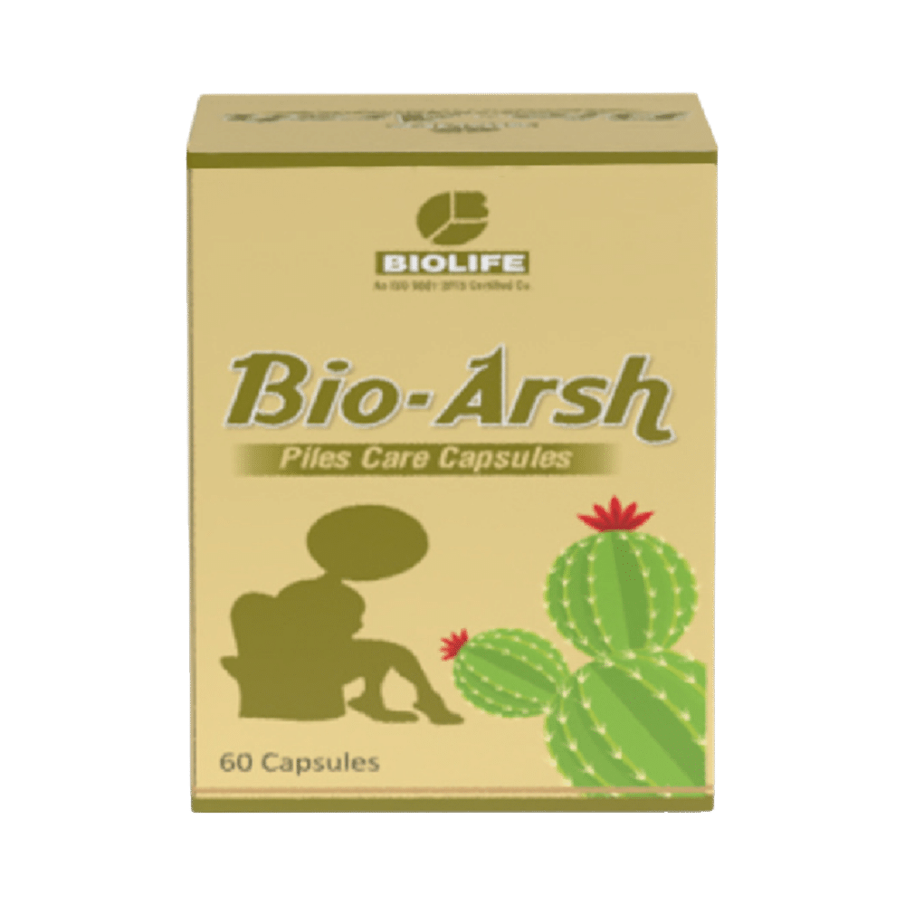 Biolife Bio-Arsh Piles Care Capsule (60 Each) - Image 1