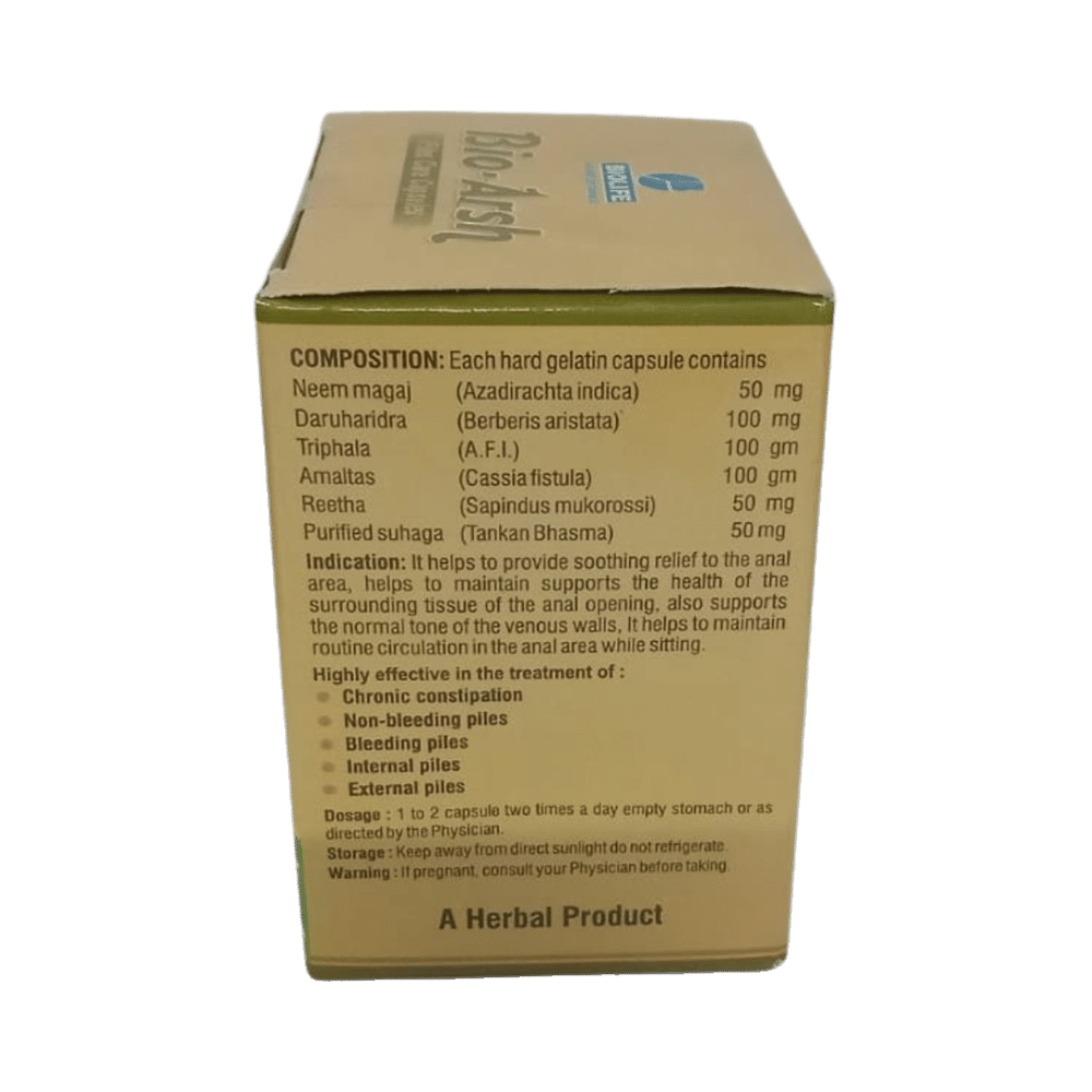 Biolife Bio-Arsh Piles Care Capsule (60 Each) - Image 2