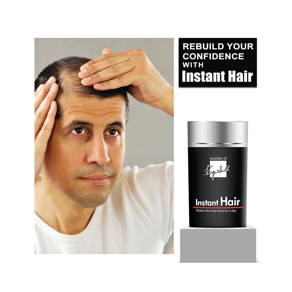 Keya Seth Instant Hair Building Fibers Hair Loss Concealer Powder Black - Image 4