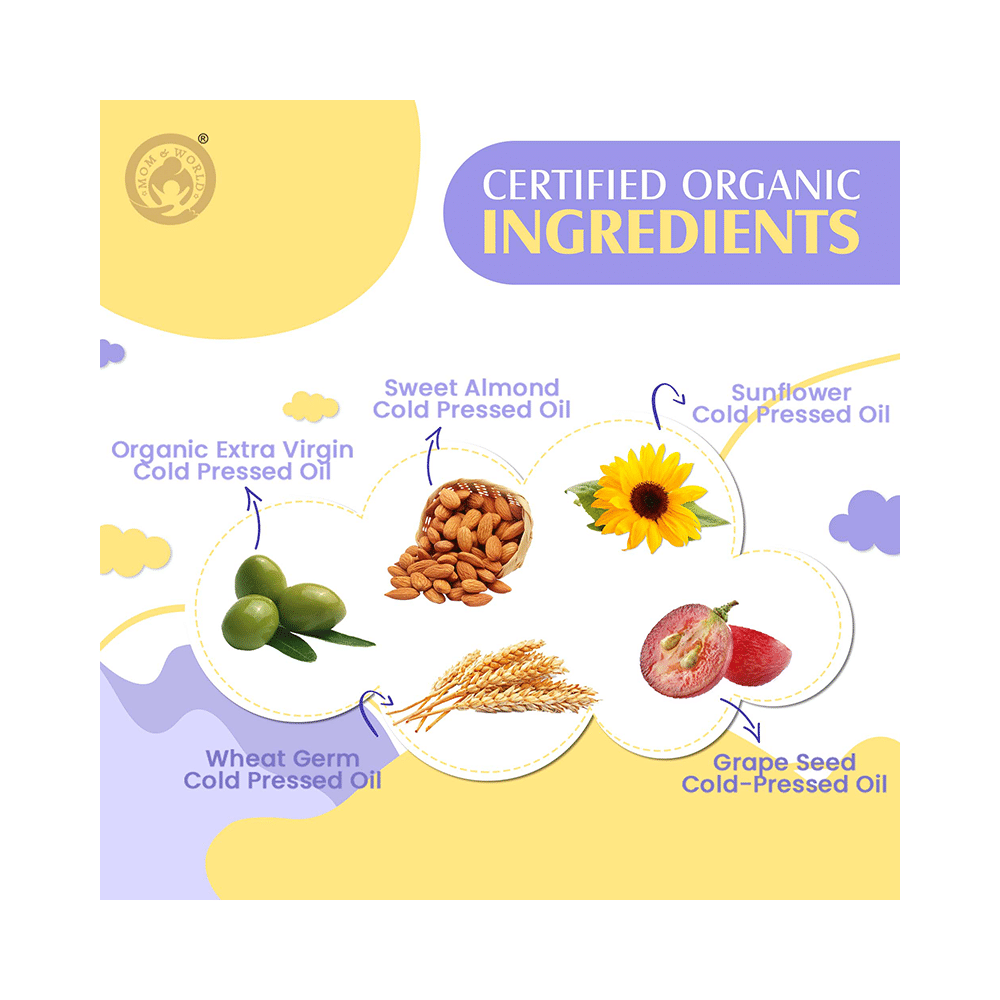 Mom & World Combo Pack of Baby Soap (125gm), Mosquito Repellent Baby Lotion (200ml) & Baby Nourishing OIl (200ml) - Image 9