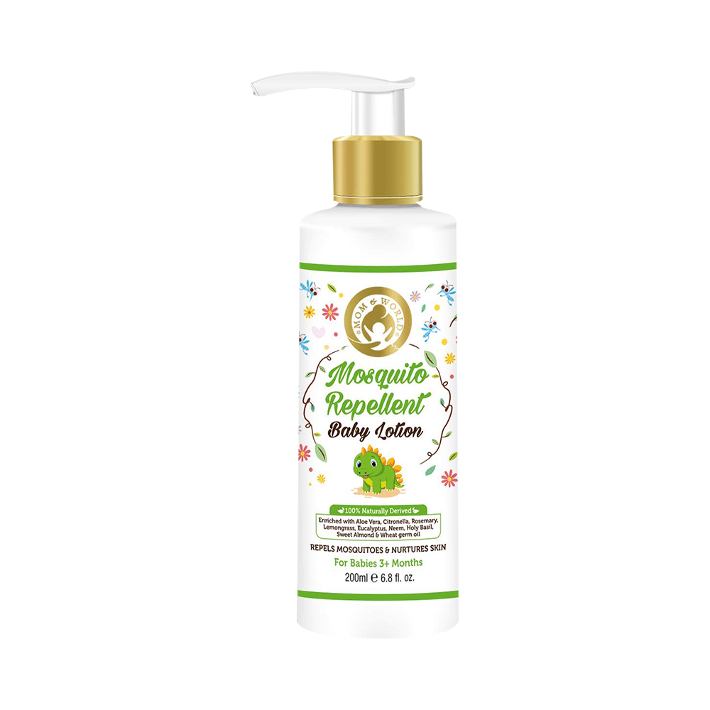 Mom & World Combo Pack of Baby Soap (125gm), Mosquito Repellent Baby Lotion (200ml) & Baby Nourishing OIl (200ml) - Image 3