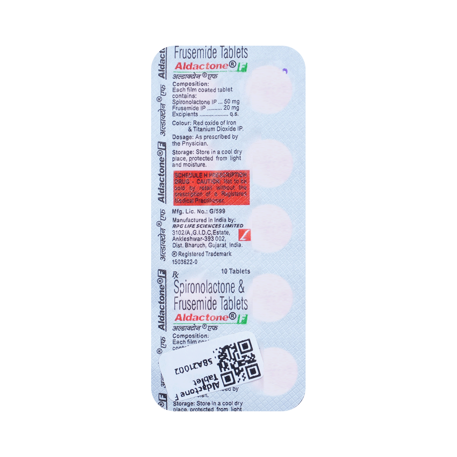 Aldactone F Tablet - Image 3