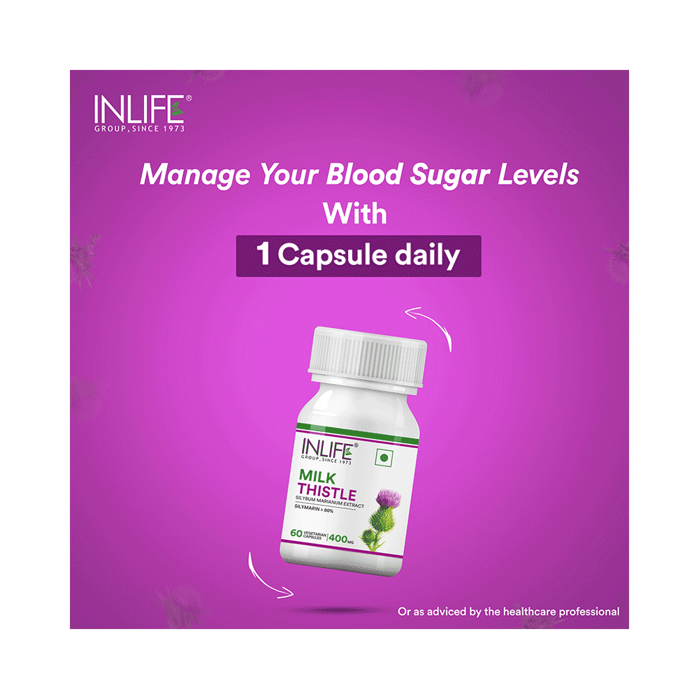 Inlife Milk Thistle 400mg Capsule | For Liver Health & Metabolism - Image 6