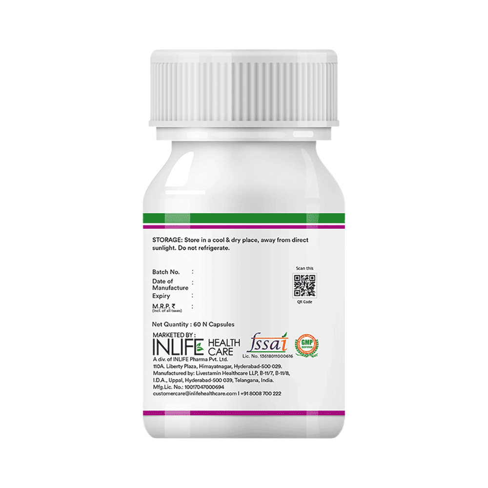Inlife Milk Thistle 400mg Capsule | For Liver Health & Metabolism - Image 2