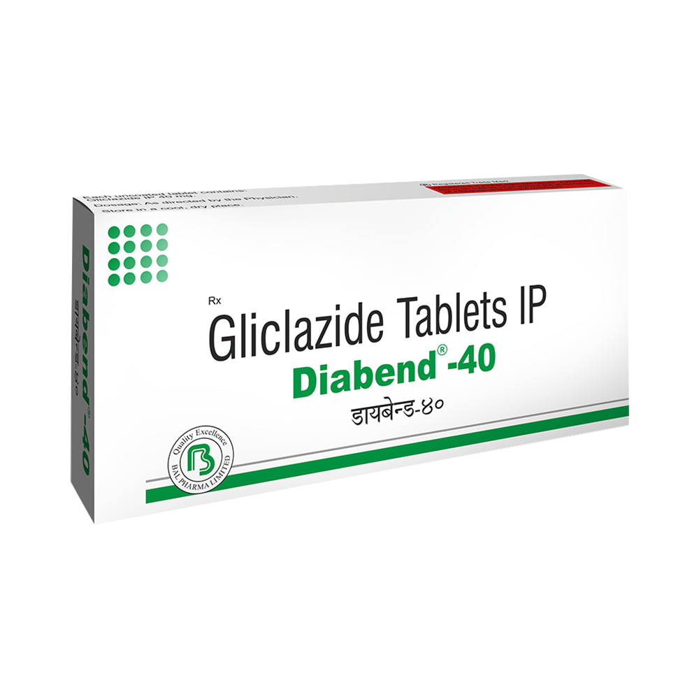 Diabend 40mg Tablet - Image 1