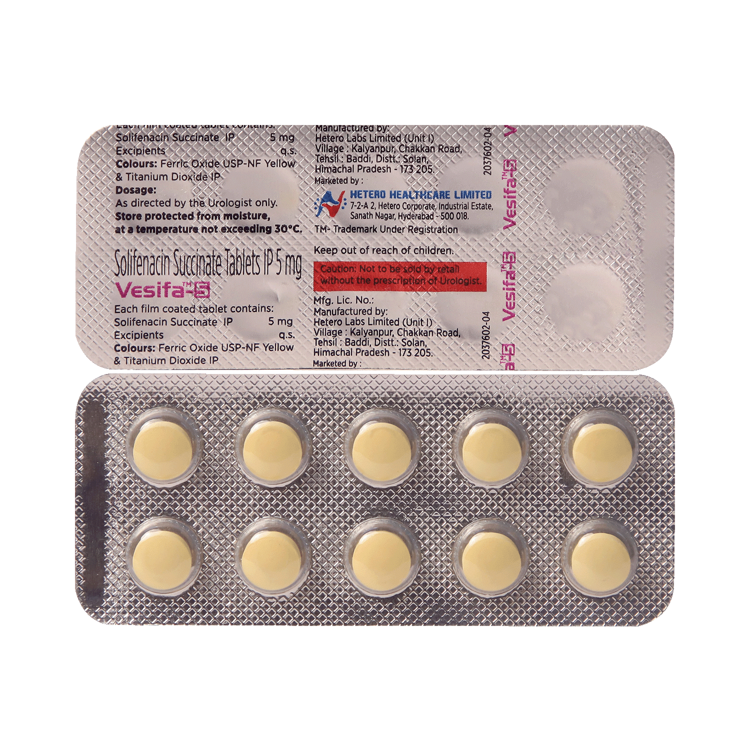 Vesifa 5mg Tablet - Image 1