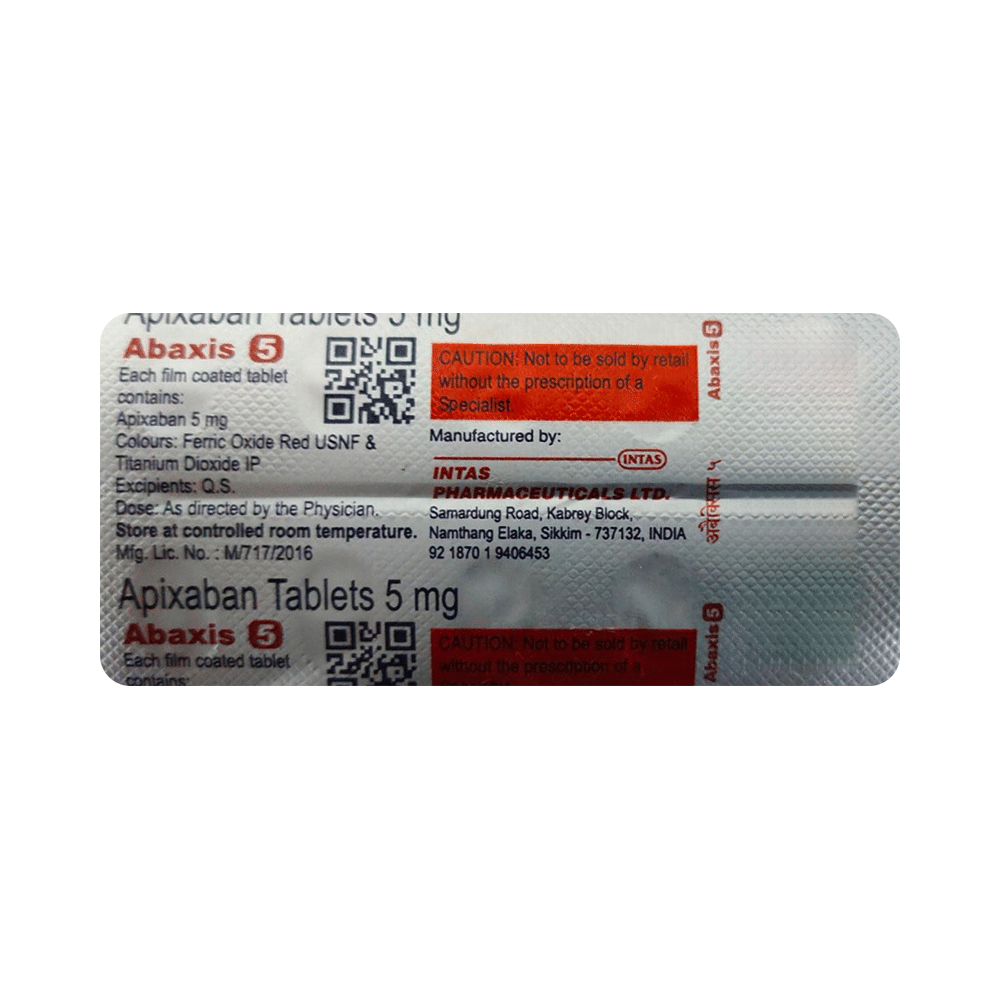 Abaxis 5mg Tablet - Image 3