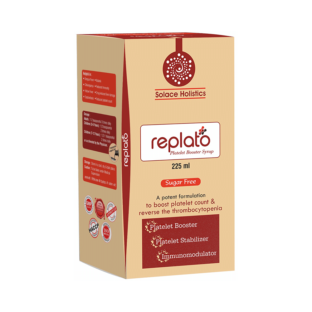 Solace Holistics Replato Platelet Booster Syrup Sugar Free - Image 4