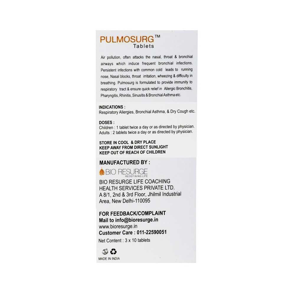Bio Resurge Pulmosurg Tablet - Image 3