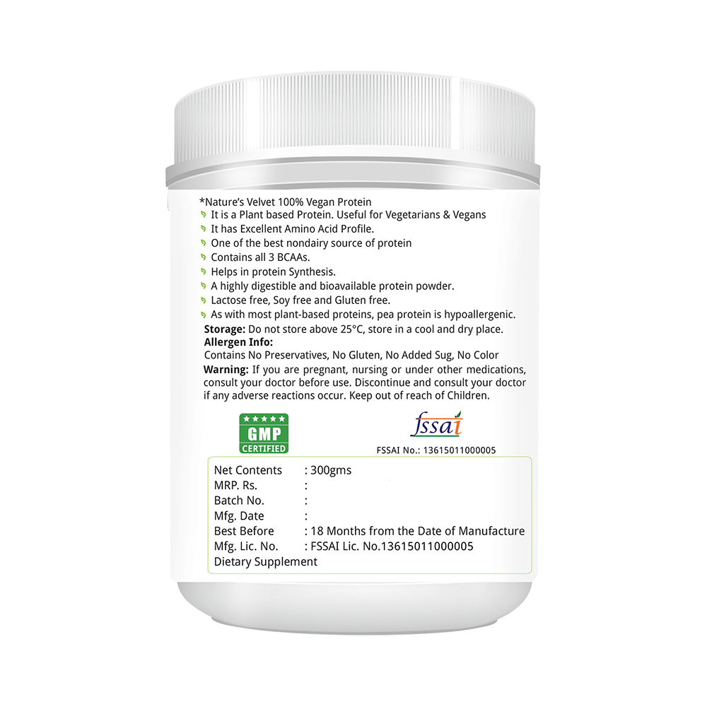 Nature's Velvet 100% Vegan Protein Powder - Image 2