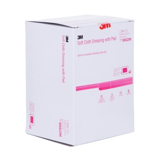 3M Soft Cloth Dressing with Pad 8662A - Image 1