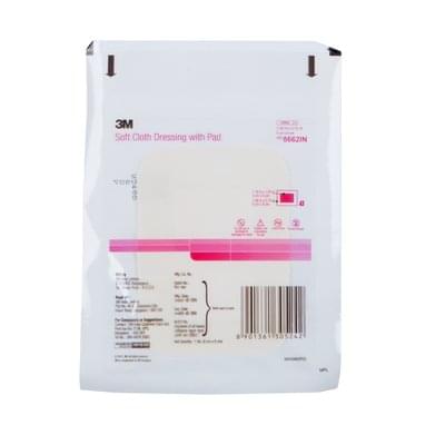 3M Soft Cloth Dressing with Pad 8662A - Image 2