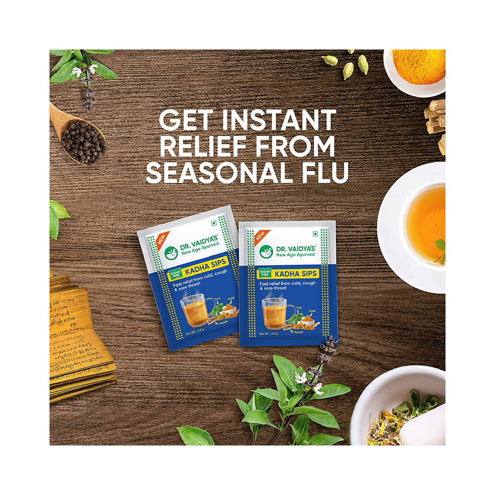 Dr. Vaidya's Kadha Sips Sachet (30 Each) with Vaporizer Free - Image 7