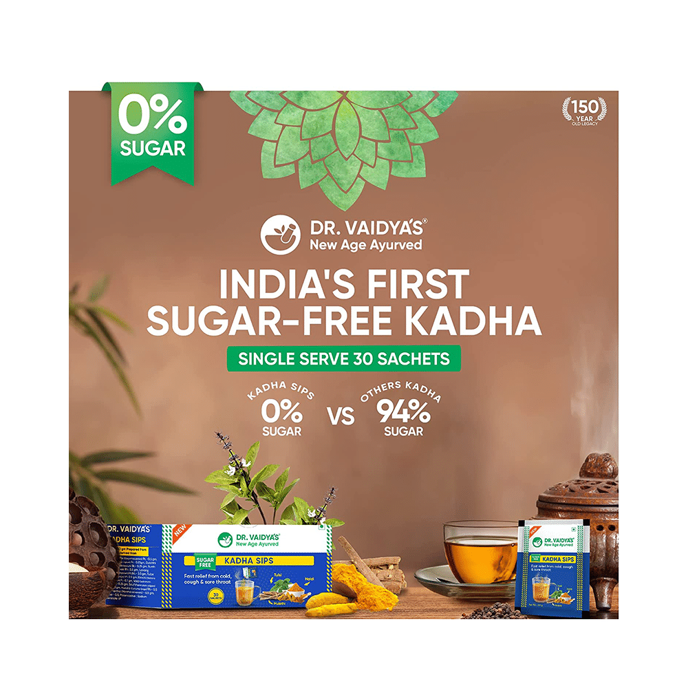 Dr. Vaidya's Kadha Sips Sachet (30 Each) with Vaporizer Free - Image 6