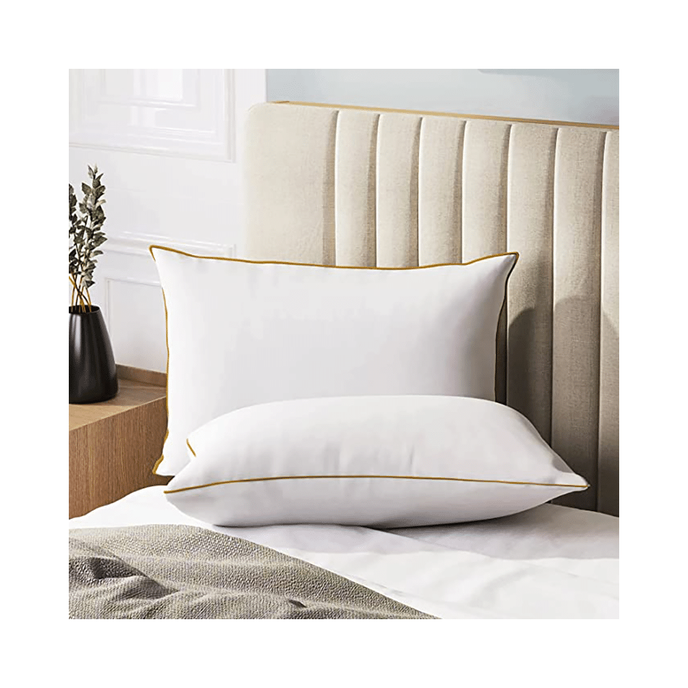 Sleepsia Microfiber Hotel Ultra Soft Pillow White - Image 2