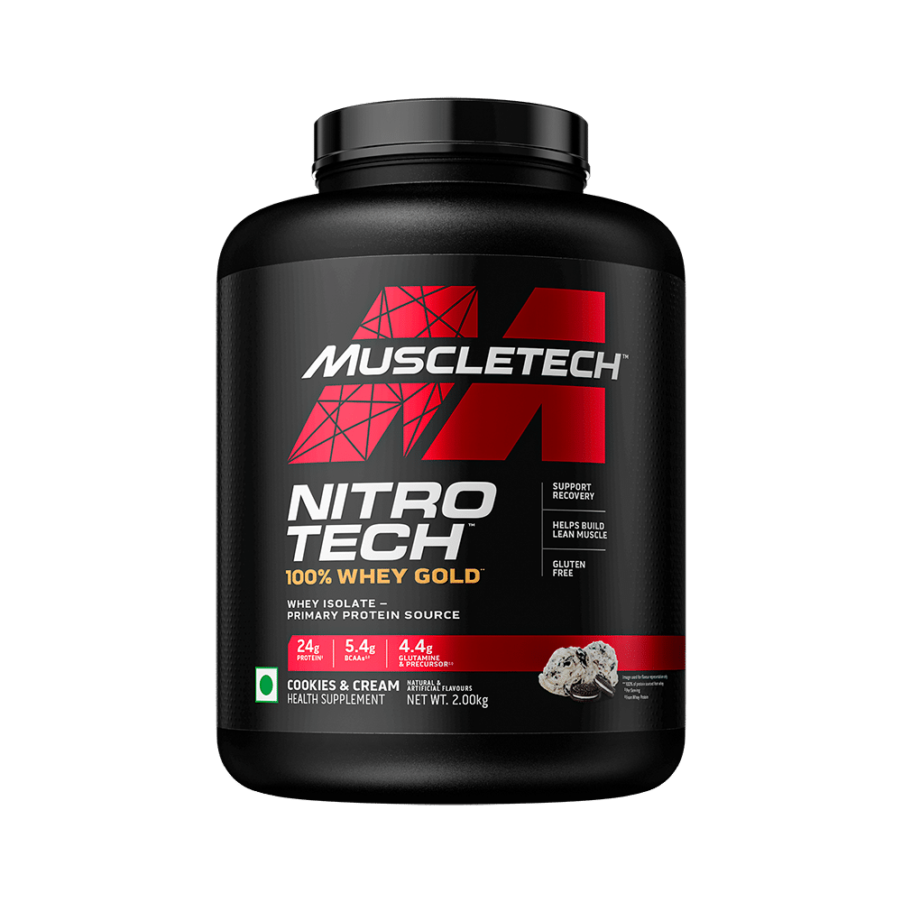 Muscletech Nitro Tech 100% Whey Gold Powder Cookies & Cream - Image 1