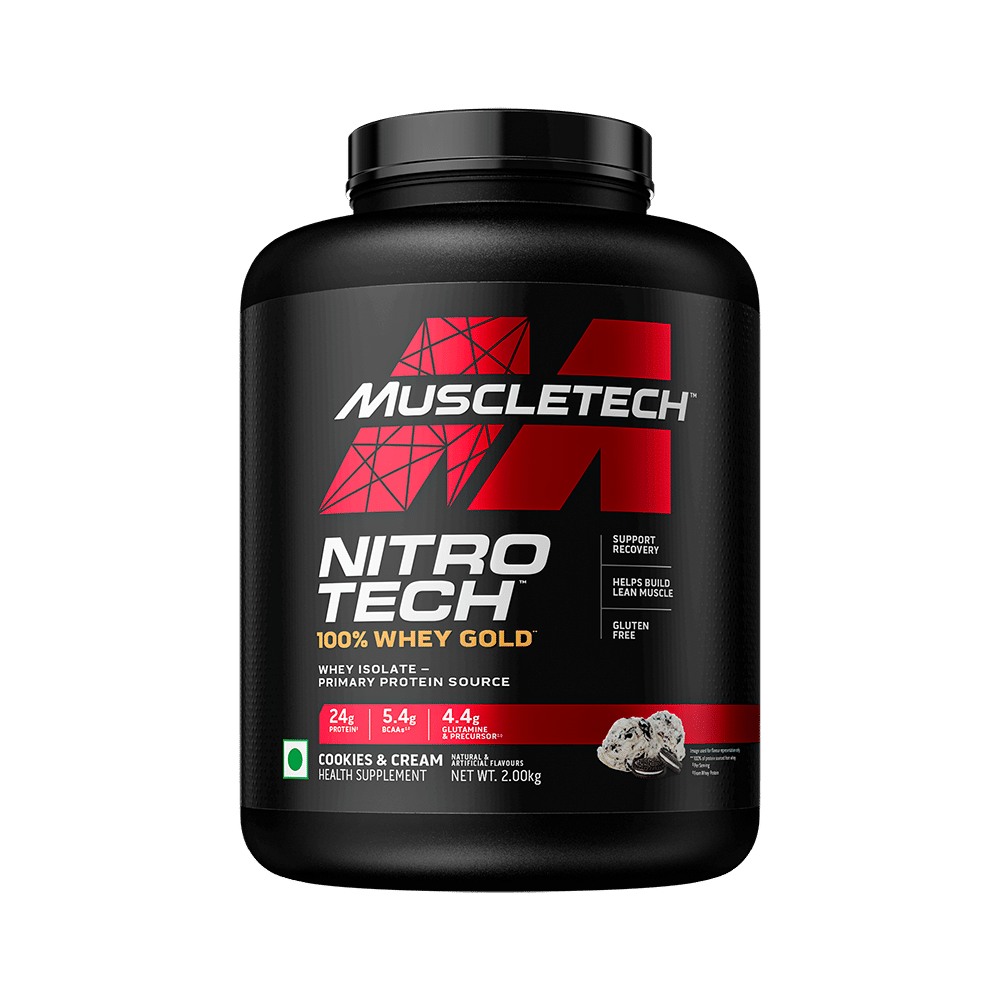 Muscletech Nitro Tech 100% Whey Gold Powder Cookies & Cream