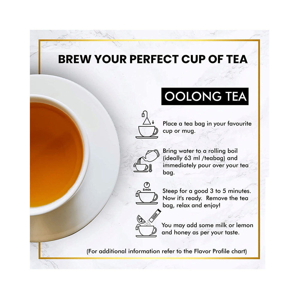 Moksa Vigrah Rose and HIbiscus Oolong Tea Biodegradable Pyramid Tea Bag - Image 5