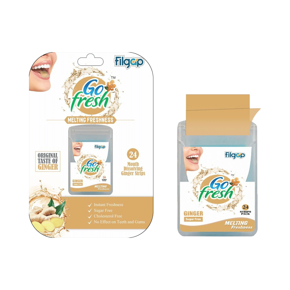 Filgap Go Fresh Mouth Dissolving Strip Ginger - Image 1