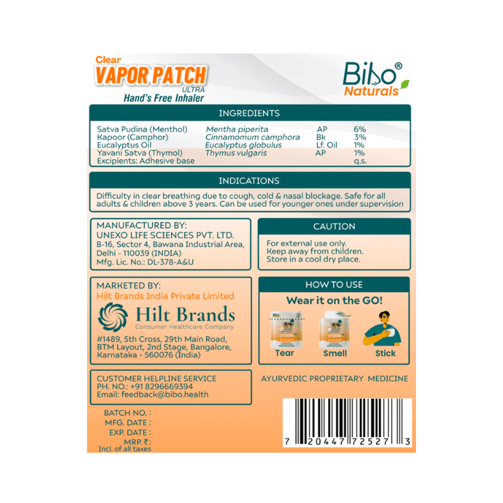 Bibo Clear Vapor Patch Ultra - Image 5