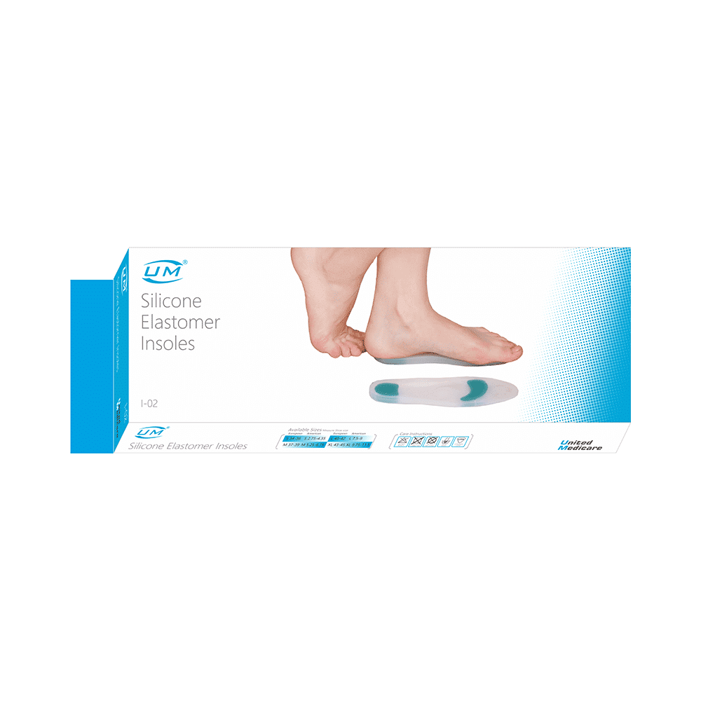 United Medicare Silicone Elostomer Insoles Large - Image 1