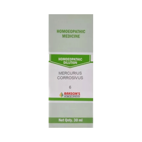 Bakson's Homeopathy Mercurius Corrosivus Dilution 6 CH