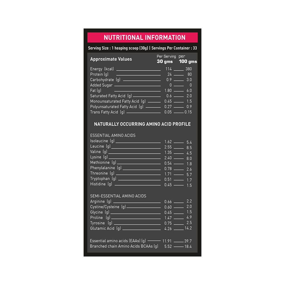 Nakpro Nutrition Whey Hydro Hydrolyzed Whey Protein Instantized Powder Unflavored - Image 3