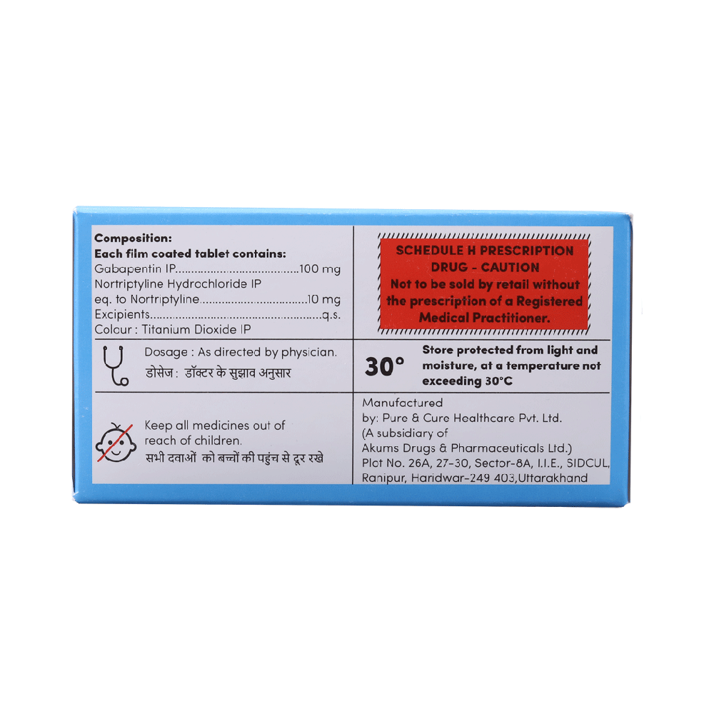 Gabtriptylineaid NT 100/10 Tablet - Image 2