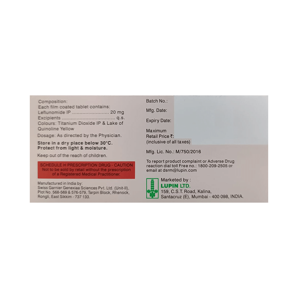 Lefutoid 20 Tablet - Image 2
