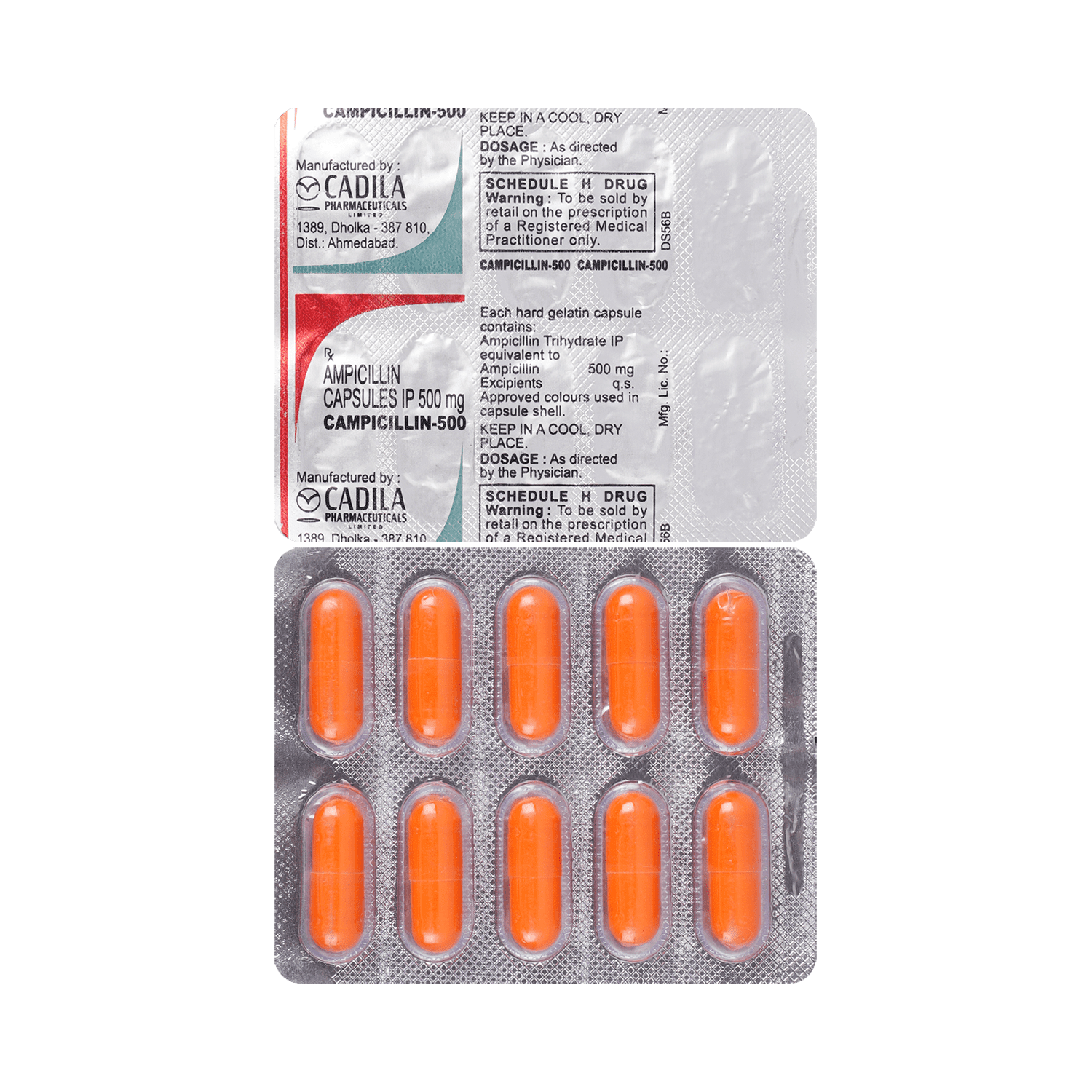 Campicillin 500 Capsule - Image 1
