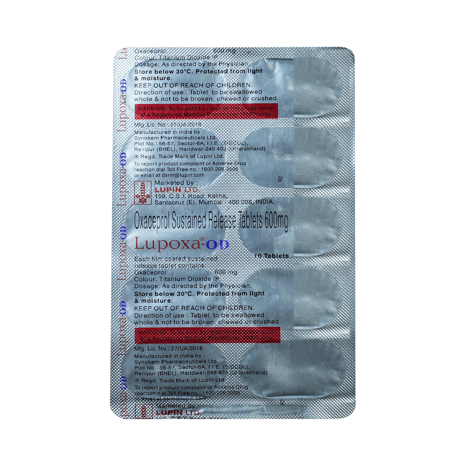 Lupoxa OD Tablet SR - Image 3