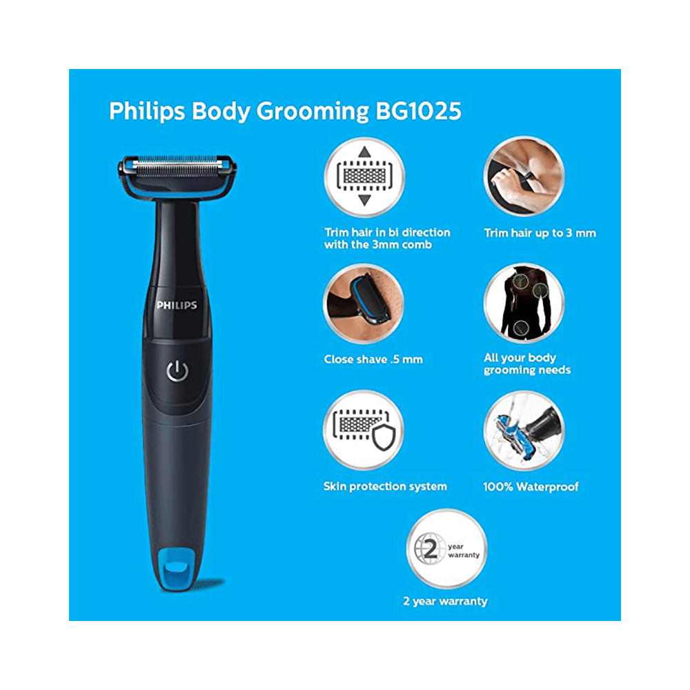 Philips BG1025/15 Showerproof Body Groomer for Men - Image 2