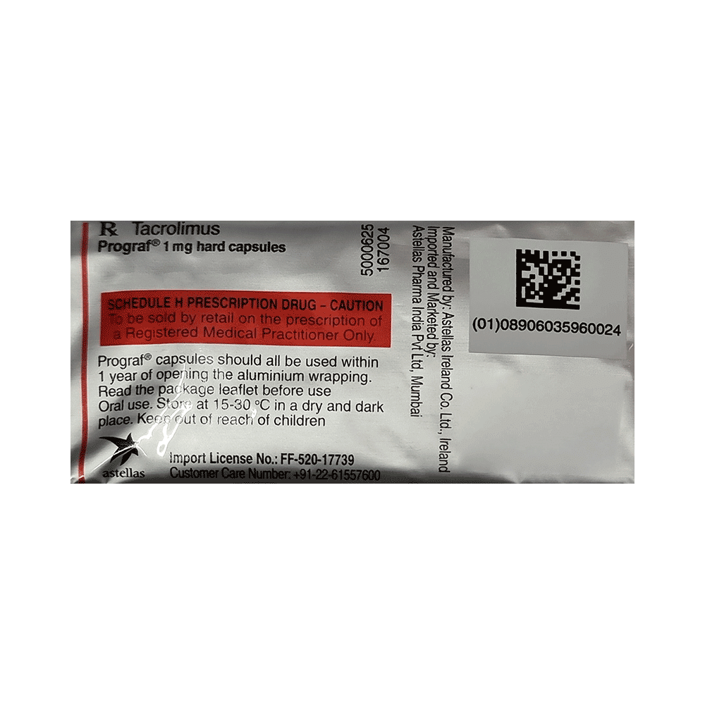Prograf 1mg Hard Capsule - Image 4