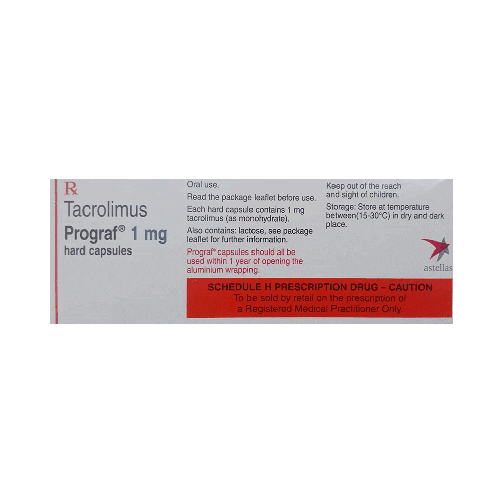 Prograf 1mg Hard Capsule - Image 2