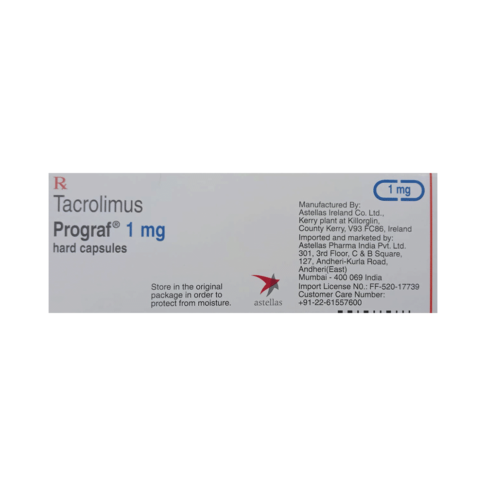 Prograf 1mg Hard Capsule - Image 3