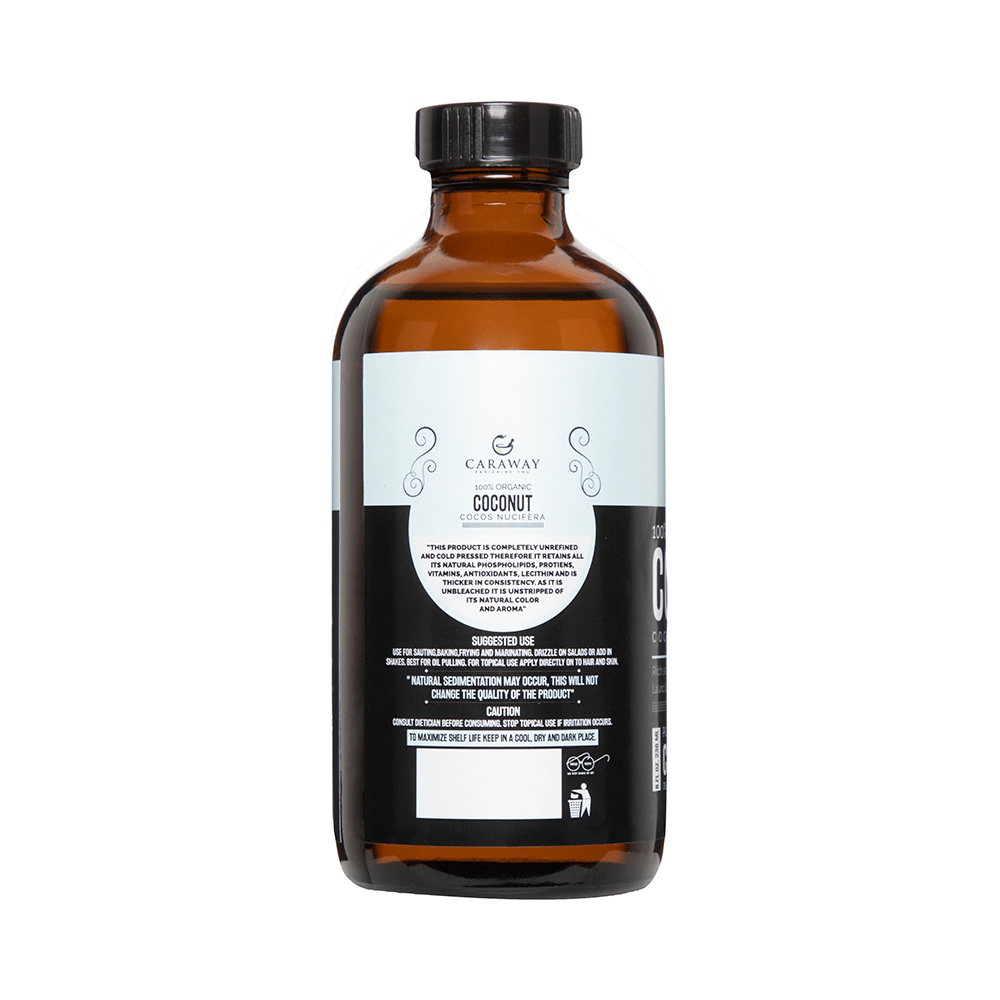 Caraway 100% Organic Coconut Cold Pressed Oil - Image 2
