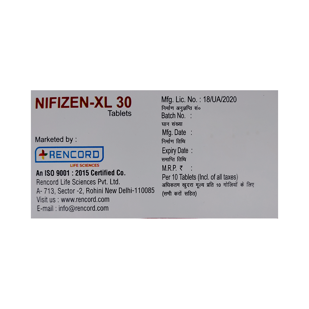 Nifizen-XL 30 Tablet - Image 2